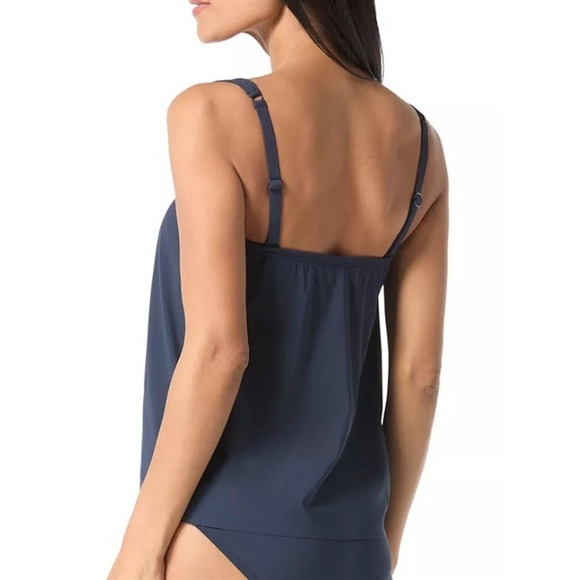 NWT Coco Reef Contours Clarity Bra-Sized Bandeau Tankini Top 120614 - Picture 2 of 3